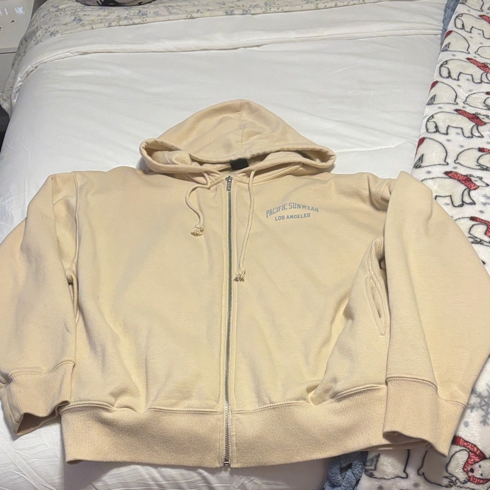 Pacsun Pacific Sunwear Hooded Zip-Up Sweatshirt